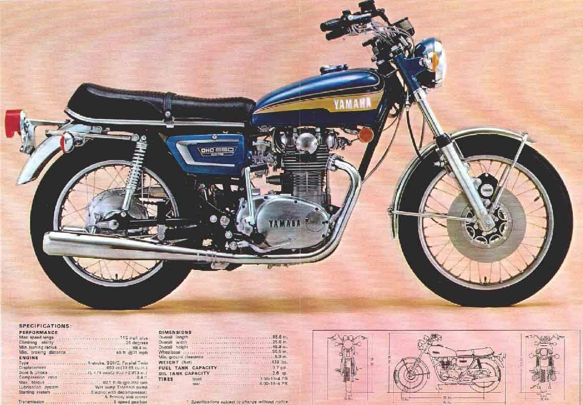 Yamaha shop xs 650cc